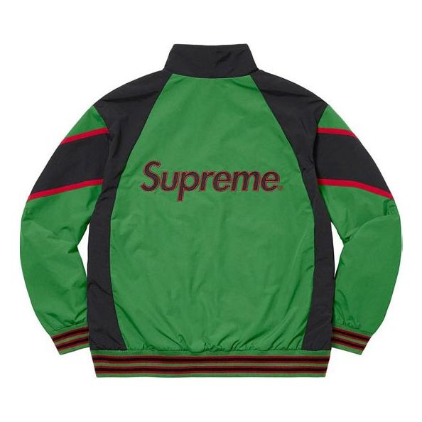 Supreme x New York Yankees Track Jacket 'Green Black' SUP-FW21-150
