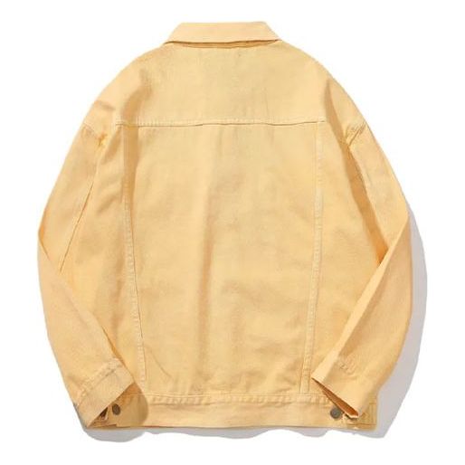 Drew House Floral Trucker Jacket 'Washed Tangerine' DR-SS21-115