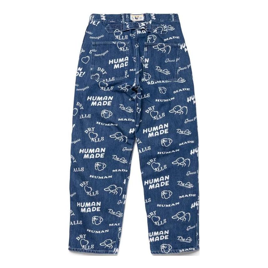 HUMAN MADE Printed Denim Baggy Jeans 'Indigo' HM26PT010