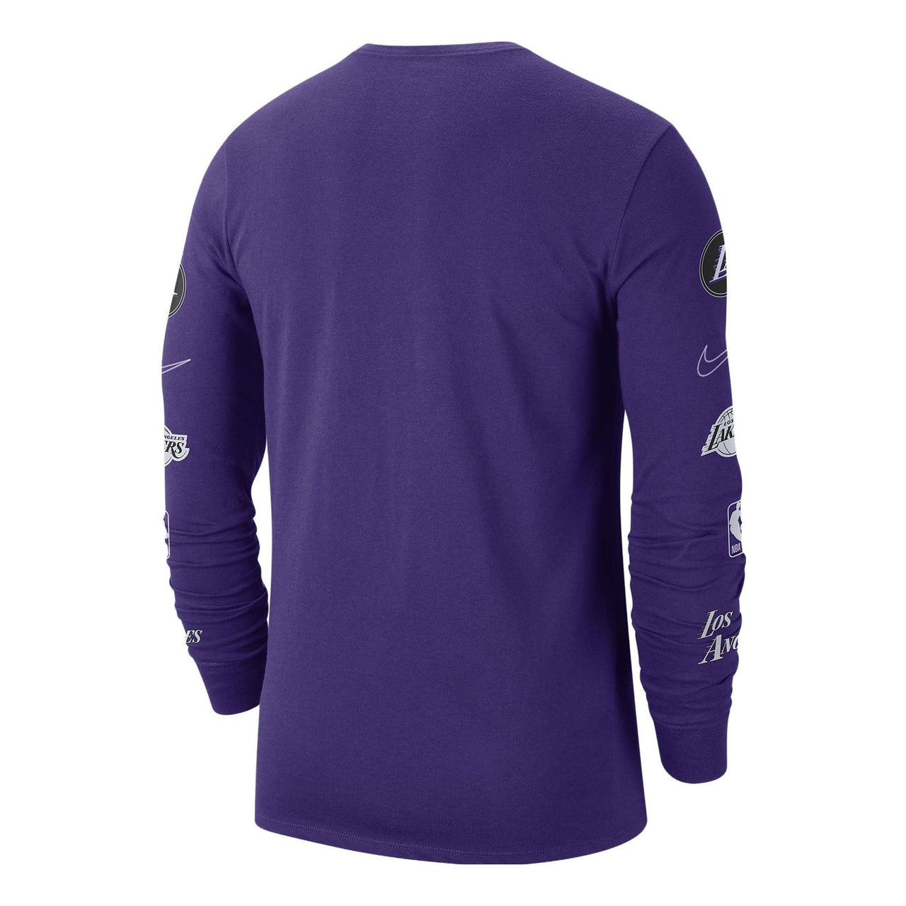 Nike x NBA Los Angeles Lakers Long Sleeve T-shirt 'Purple White' DV6040-504