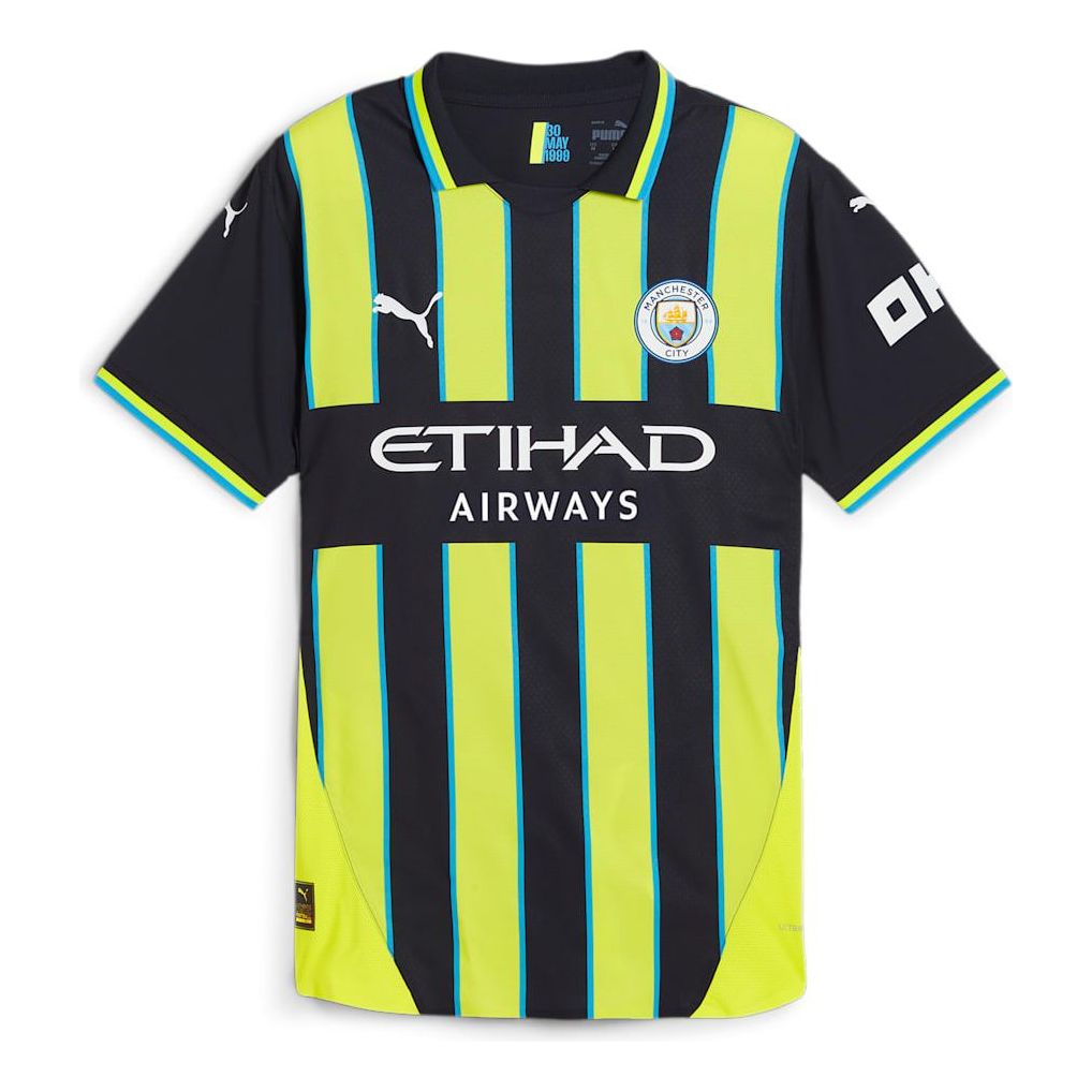 PUMA Manchester City 24/25 Away Authentic Player Edition Jersey 'Navy Yellow' 775085-02