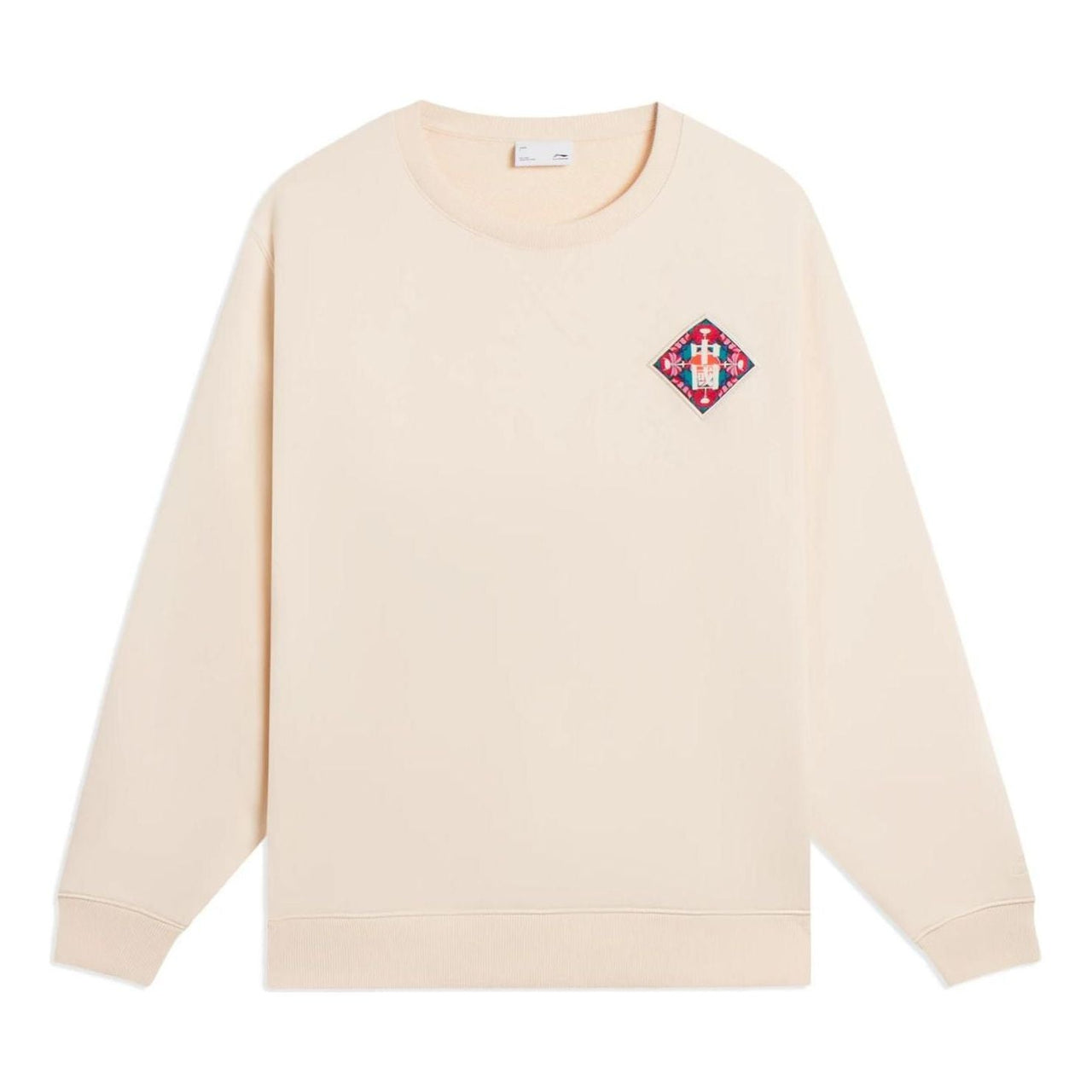 Li-Ning Kaleidoscope Graphics Sweatshirt 'Beige' AWDSF47-2