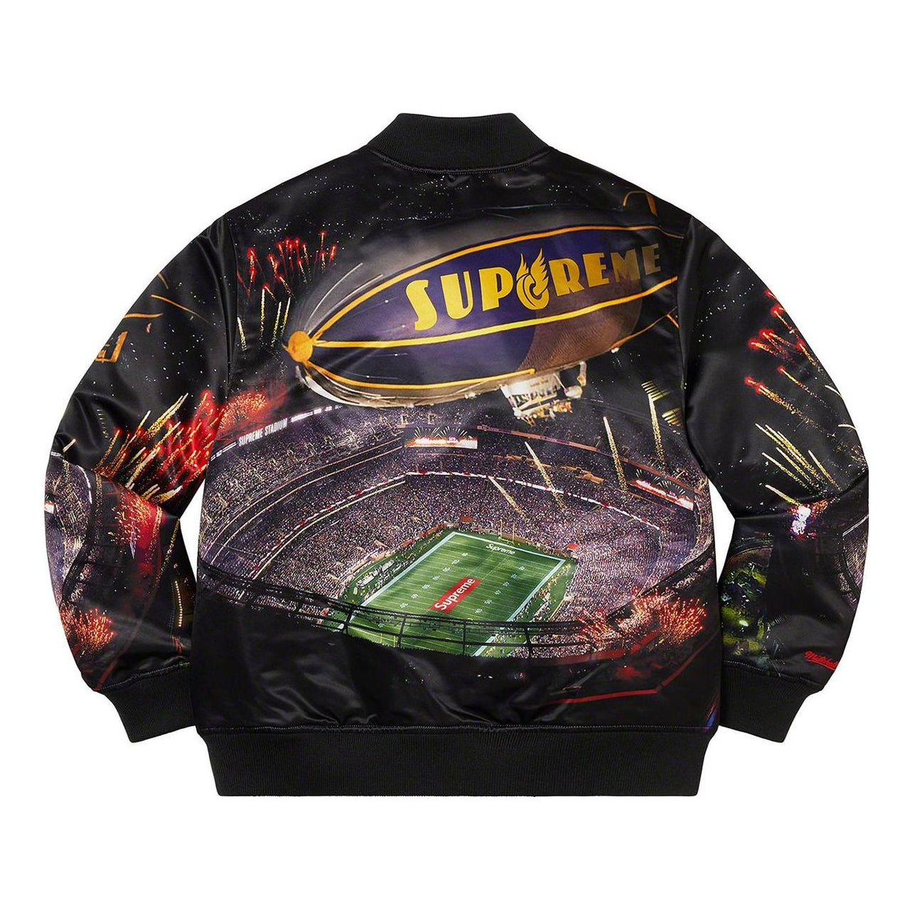 Supreme x Mitchell & Ness Stadium Satin Varsity Jacket 'Multi-Color' SUP-SS22-861