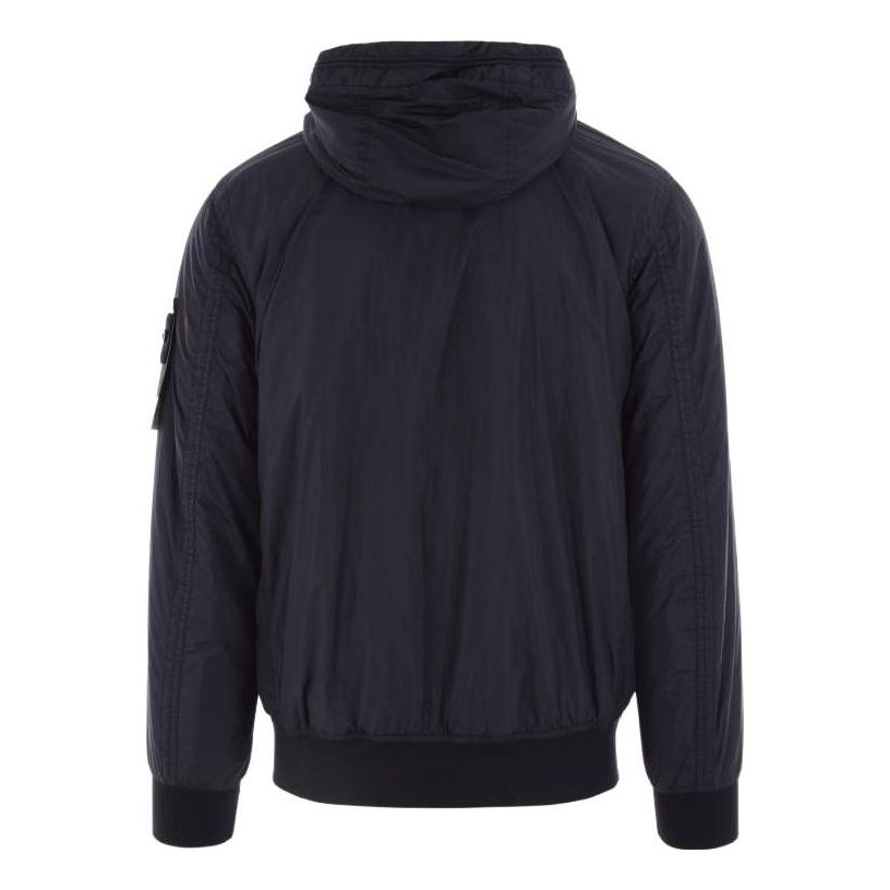STONE ISLAND Waffen Patch Crinkle Labs Primaloft Jacket 'Navy' 791540823-V0020