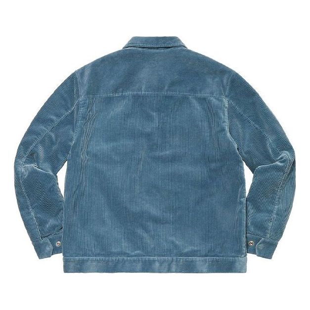 Supreme Corduroy Zip Jacket 'Teal' SUP-FW21-248