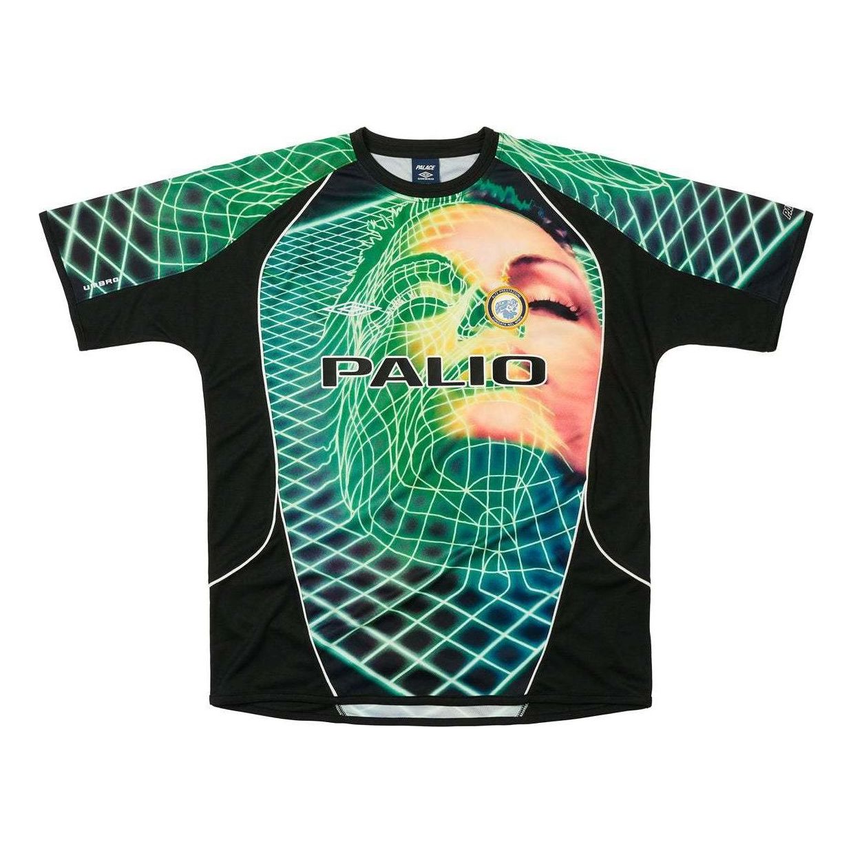 Palace x Umbro 3rd Goalie T-Shirt 'Black Neon' P26UMES077