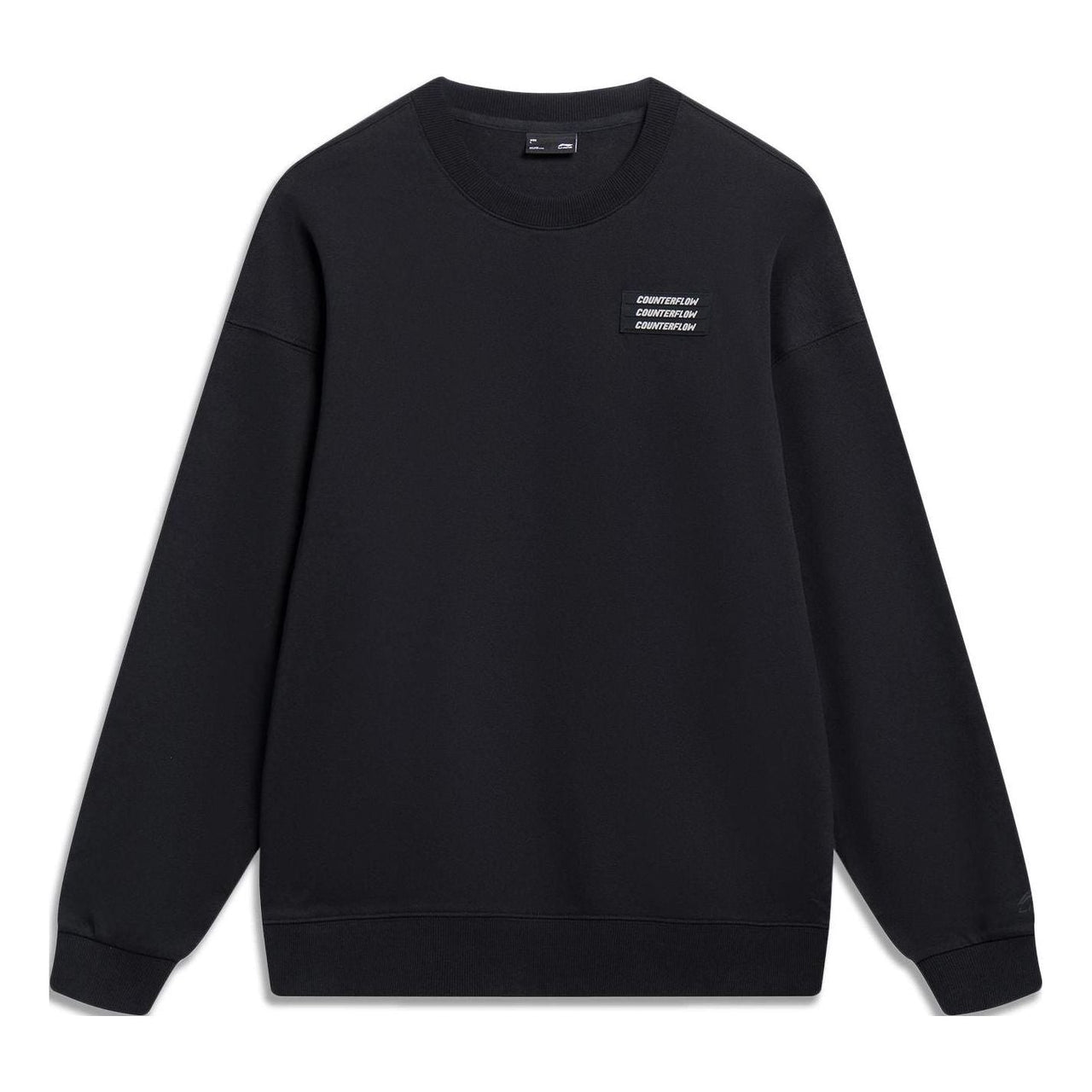 Li-Ning Counterflow Triple Logo Sweatshirt 'Black' AWDT533-1