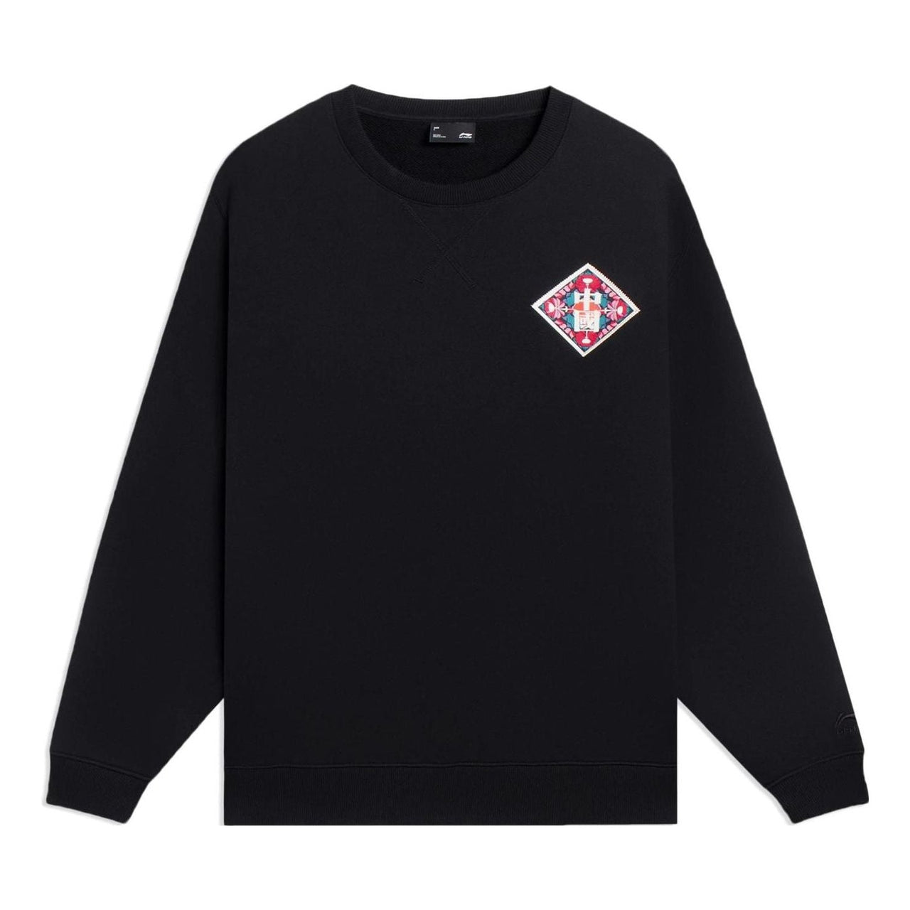 Li-Ning Kaleidoscope Graphics Sweatshirt 'Black' AWDSF47-1