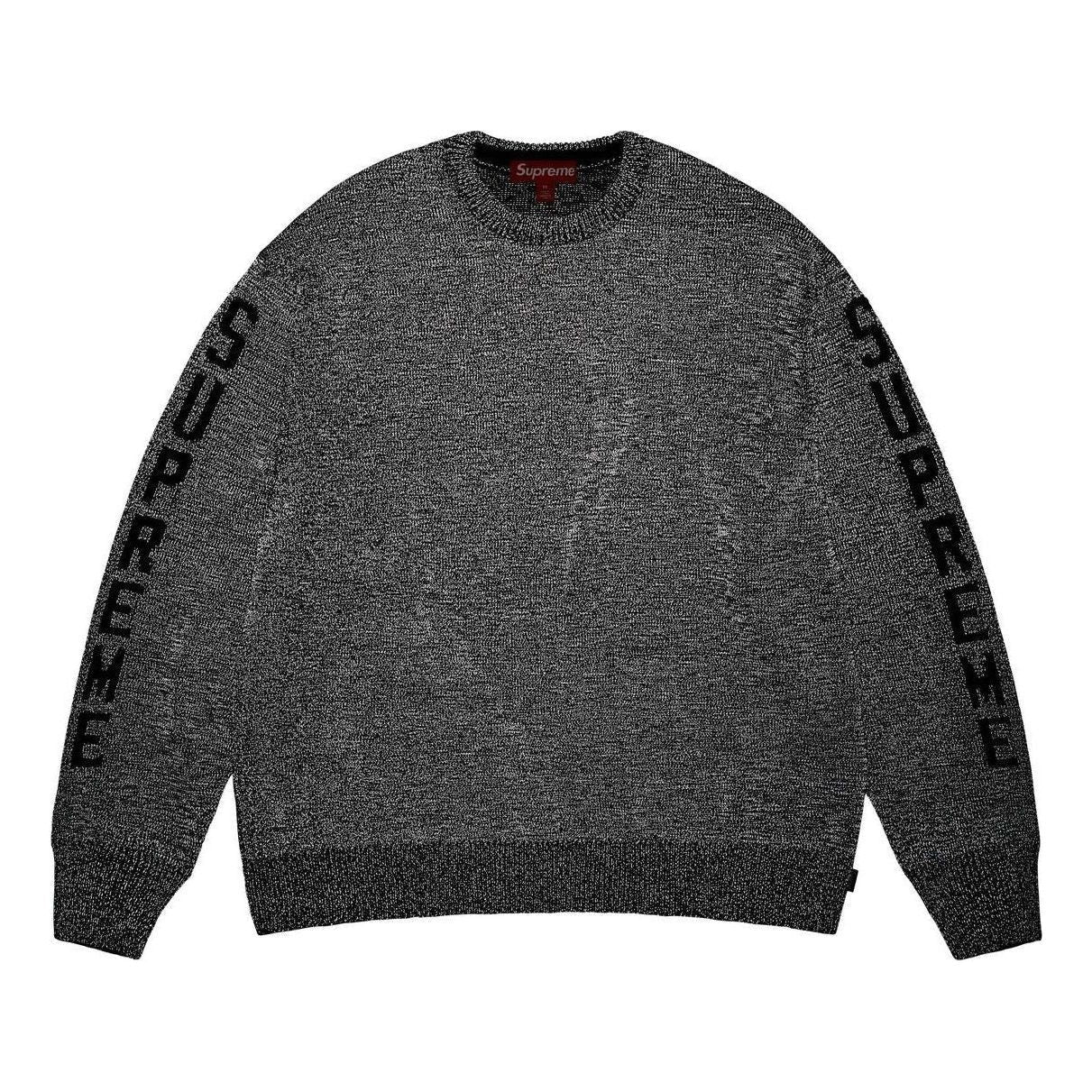 Supreme Reflective Sweater 'Black' SUP-SS24-061
