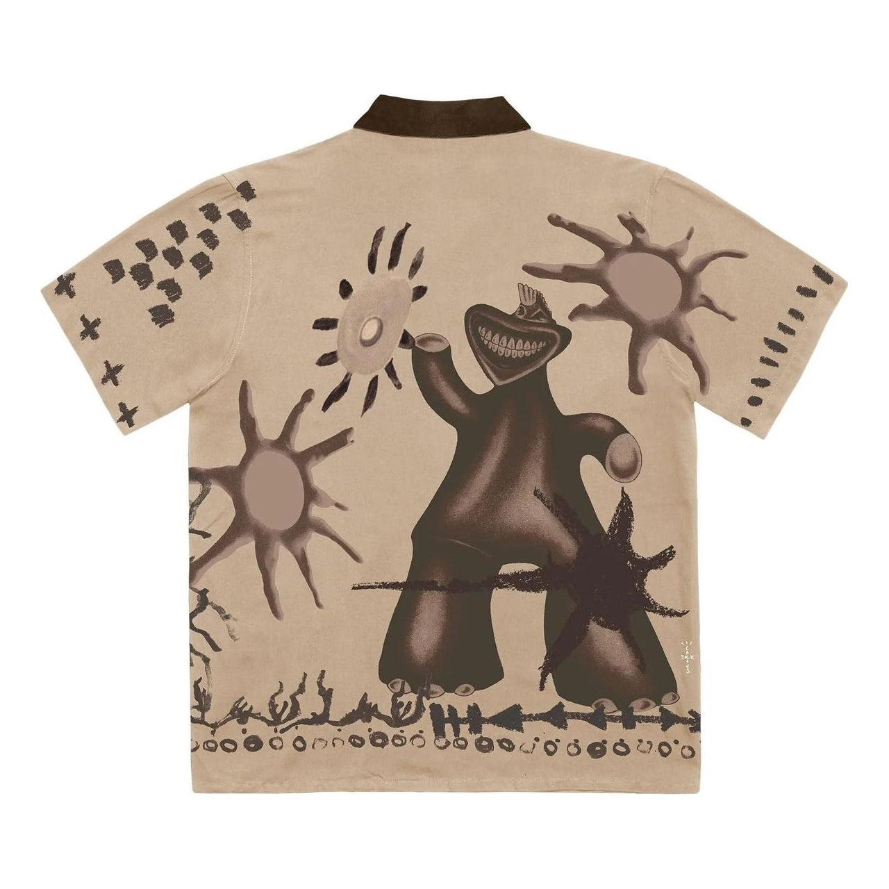 Travis Scott Cactus Jack FW22 Painter's Button Up Shirt 'Tan' CJFN-SS82