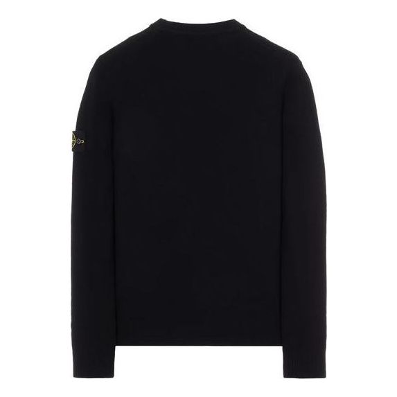 STONE ISLAND Crewneck Pullover 'Black' 7715526A1-V0029