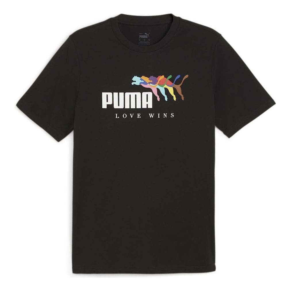 PUMA Ess+ Love Wins T-Shirt 'Black' 680000-01