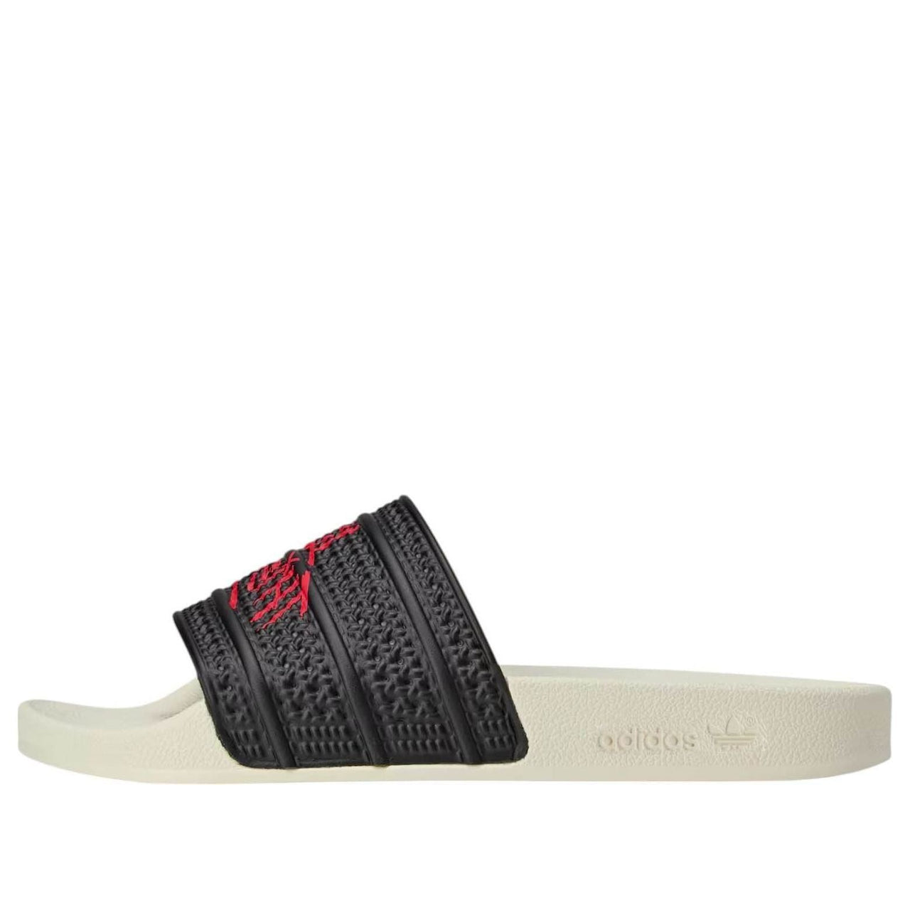adidas x 100 Thieves Adilette Slides 'Black Red' JR9152
