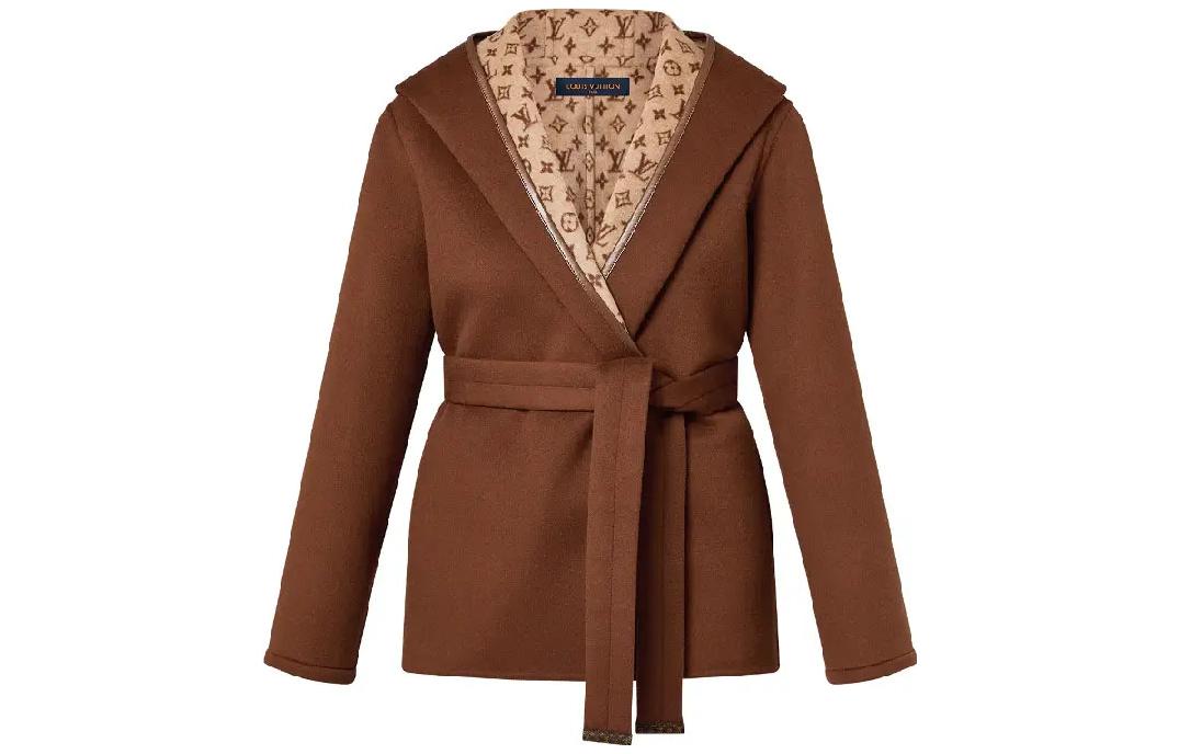 LOUIS VUITTON FW23 Coats Women's Brown