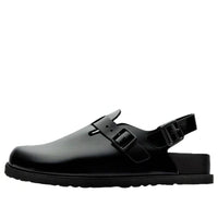 Birkenstock Tokio II Natural Leather Sandals 'Black' 1026796