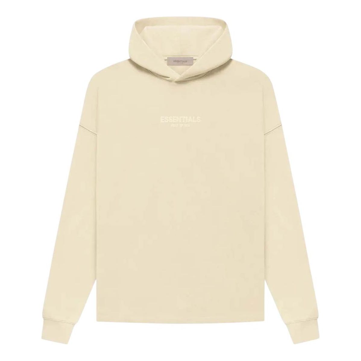 Fear of God Essentials FW22 Relaxed Hoodie 'Egg Shell' 192SU222090F