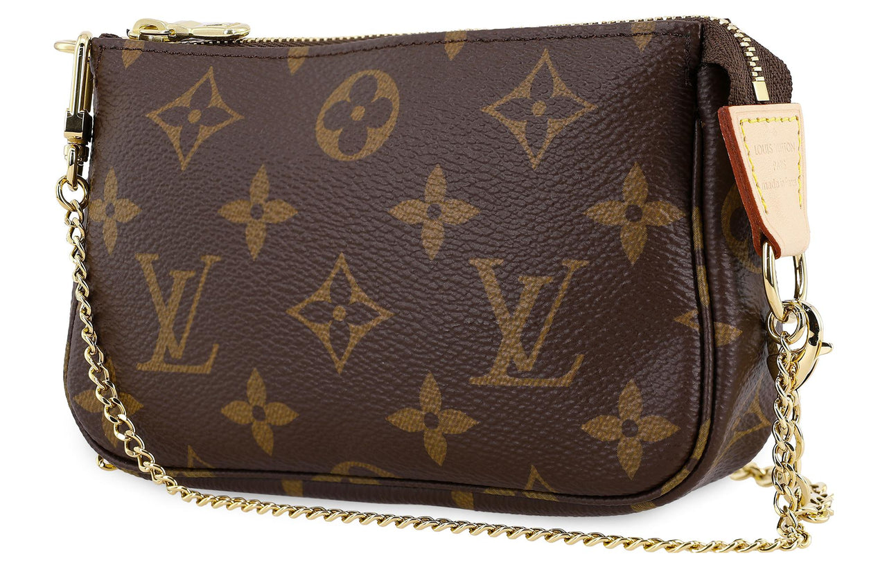 LOUIS VUITTON Mini Pochette Accessories On Chain Monogram