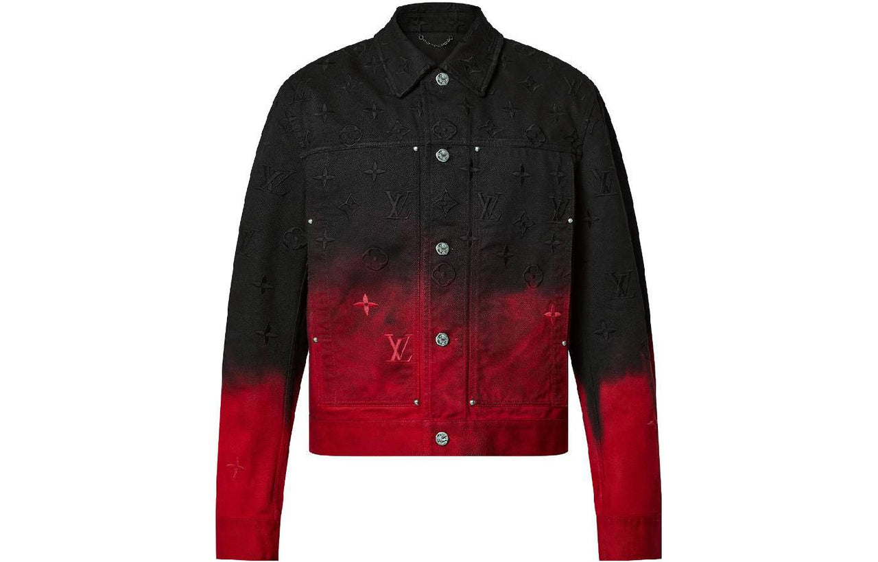 LOUIS VUITTON FW23 Denim Jacket Men's Multicolor