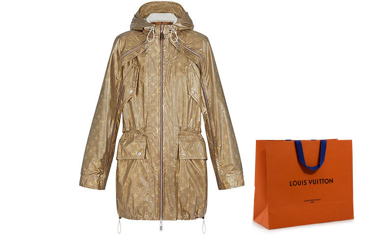 LOUIS VUITTON Parka Coat Women's Gold