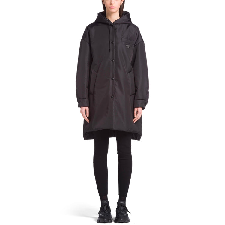 PRADA Light Re Nylon Triangle logo Raincoat