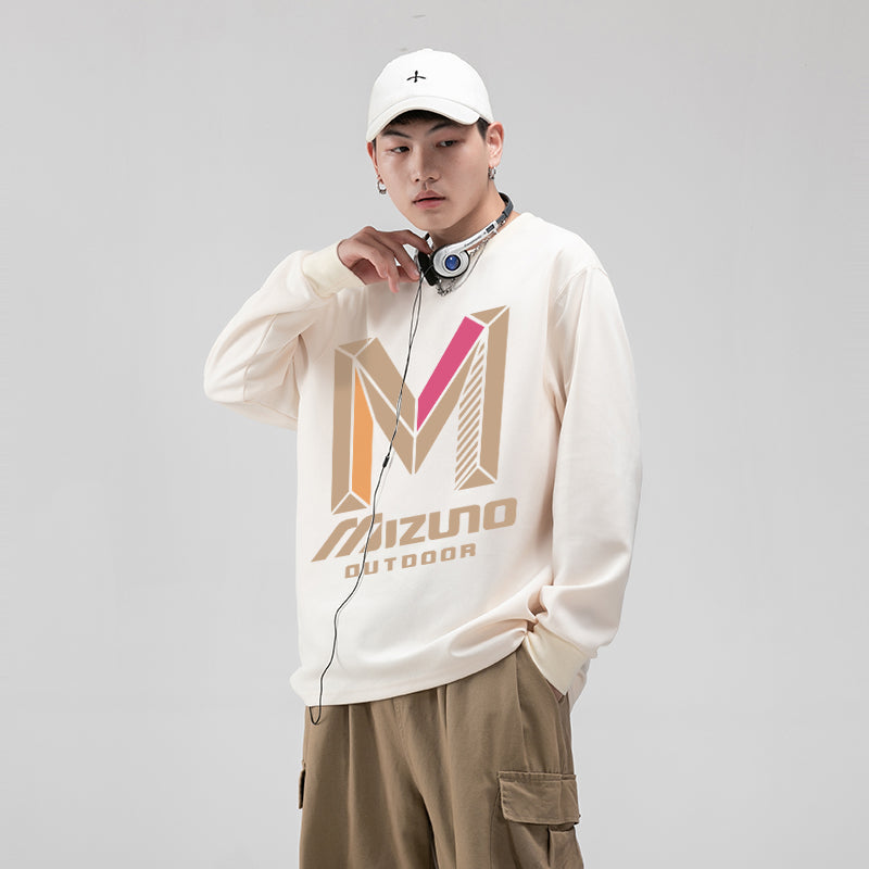 Mizuno Graphic Casual Long Sleeve T-shirt 'White' A2CA2A80