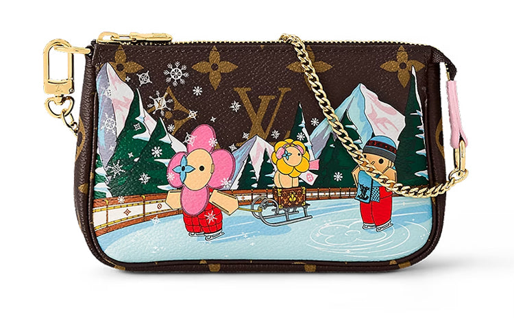 LOUIS VUITTON Pochette Accessoires Wallet On Chain
