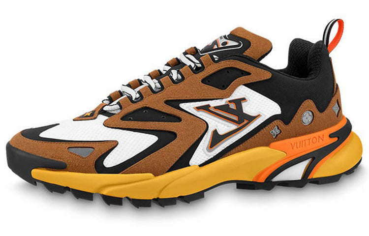 LOUIS VUITTON Runner Tatic Sneakers 'Orange White Brown'