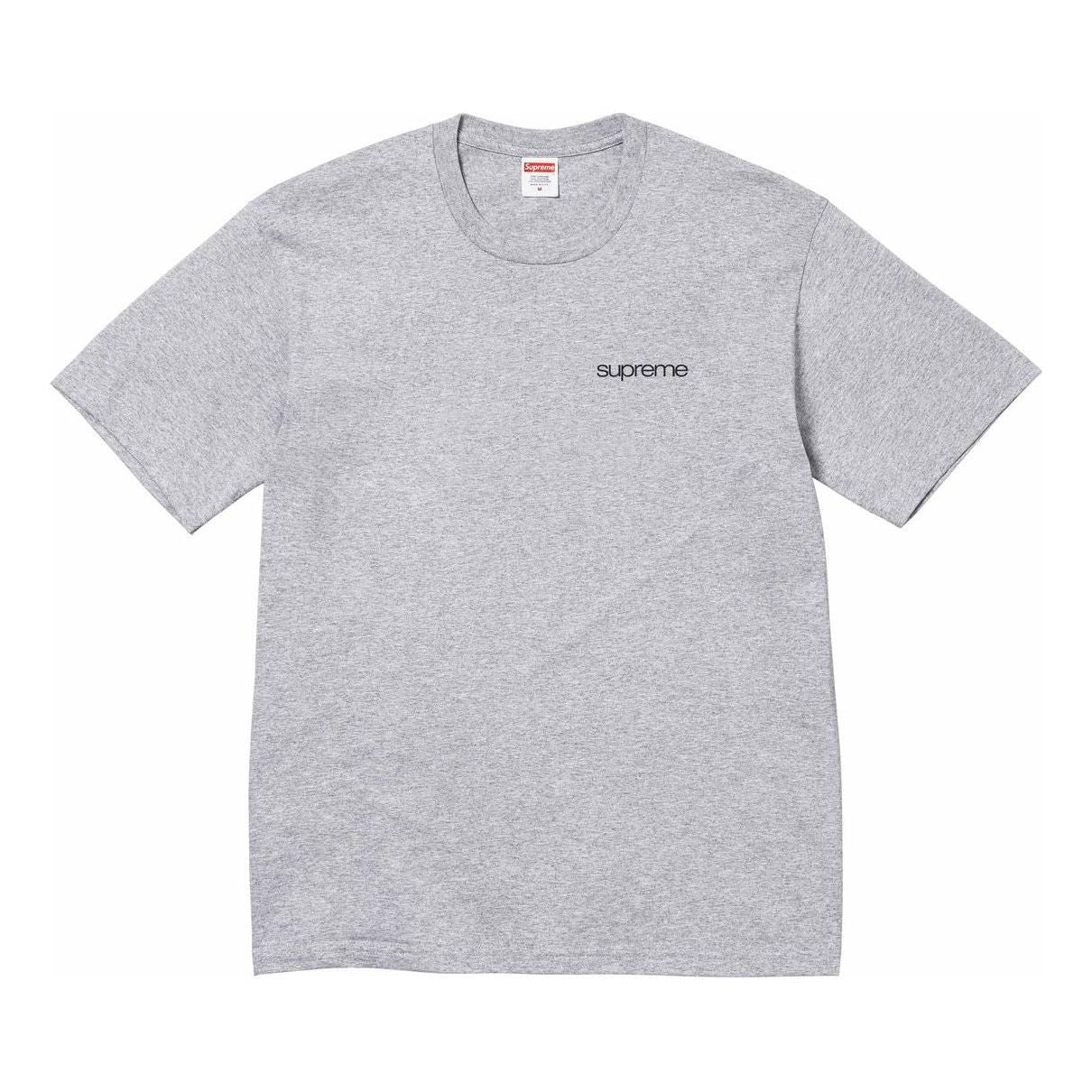 Supreme NYC Logo T-Shirt 'Grey Black' SUP-FW23-256