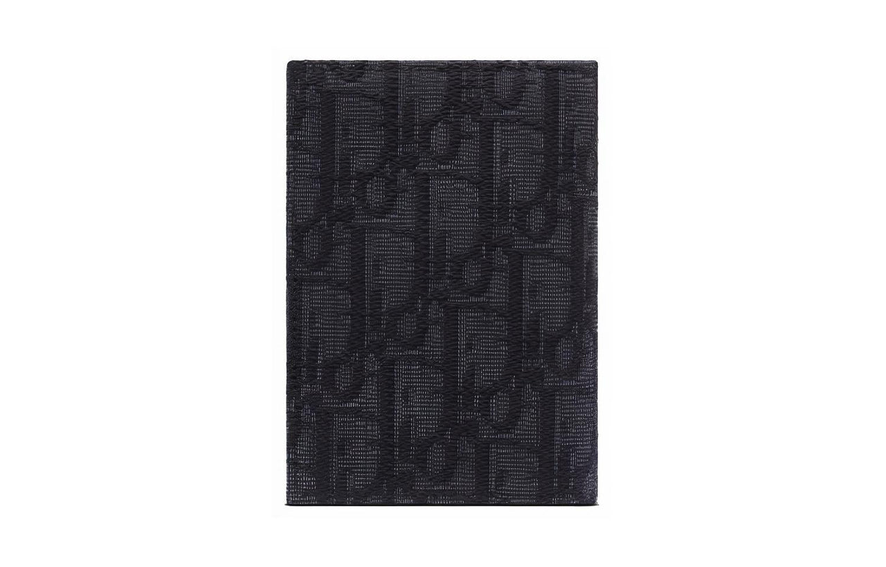 DIOR Cow Leather Card Holder Card Holder Men's Black