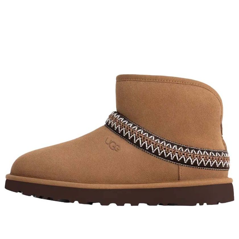 (WMNS) UGG Classic Mini Crescent 'Chestnut' 1158262-CHE