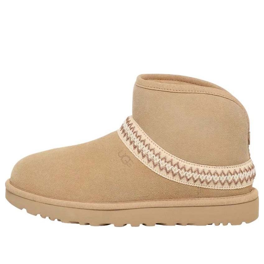 (WMNS) UGG Classic Mini Crescent 'Mustard Seed' 1158262-MDSD