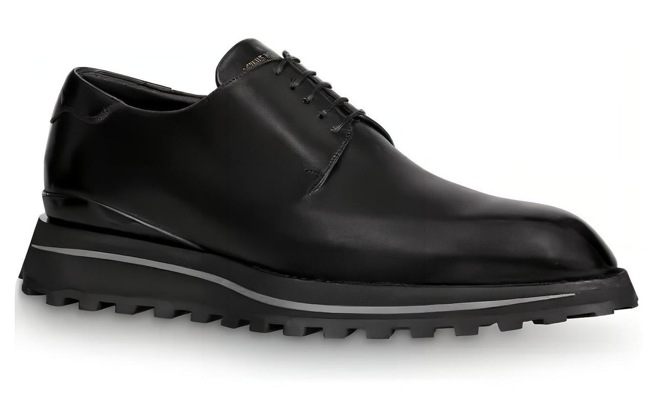 LOUIS VUITTON Goncourt Casual Shoes Men's Black