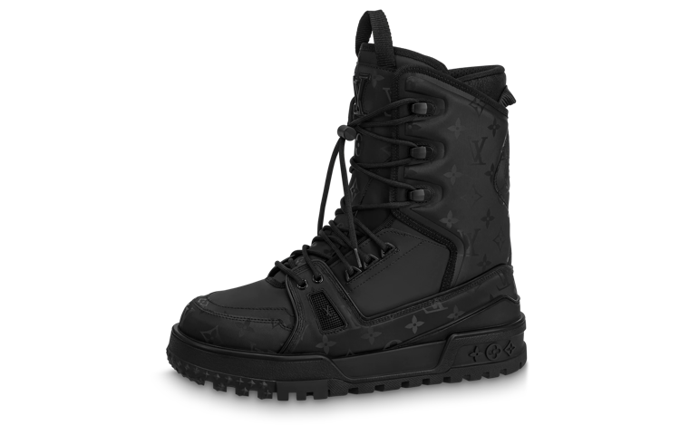 LOUIS VUITTON LV Trainer Snow Snow Boots 'Black' 1AAS83