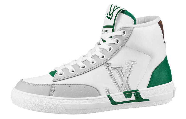 LOUIS VUITTON Charlie Ankle Sneakers 'Grey Green' Women's