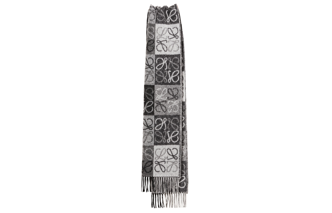 LOEWE Wool Cashmere Knit Scarves Women's