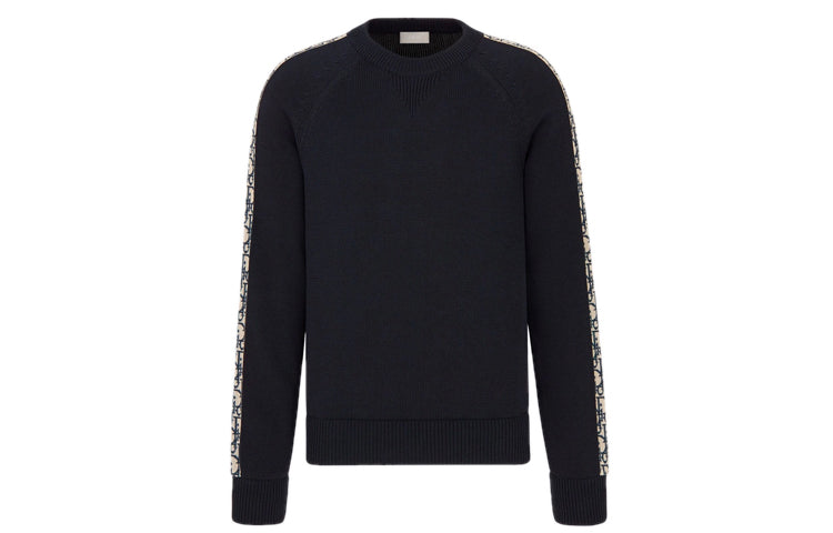 DIOR Quarterly New Products Sweaters Men Marine Blue