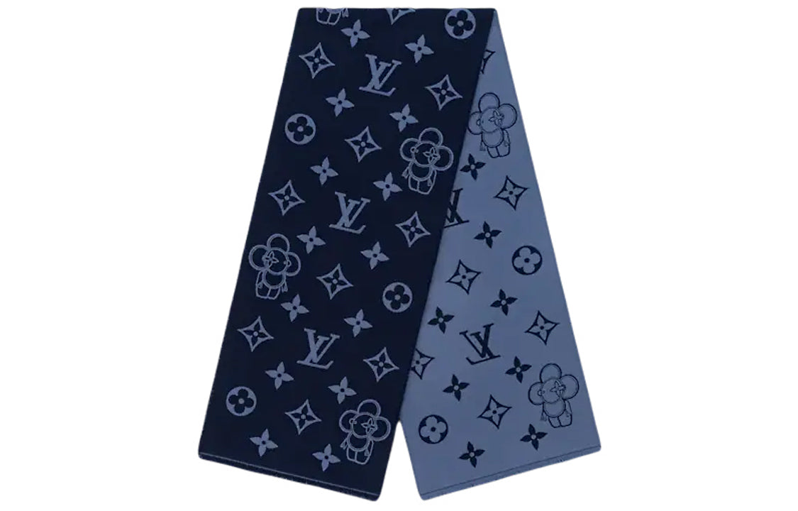 LOUIS VUITTON Wool Knit Scarves Unisex