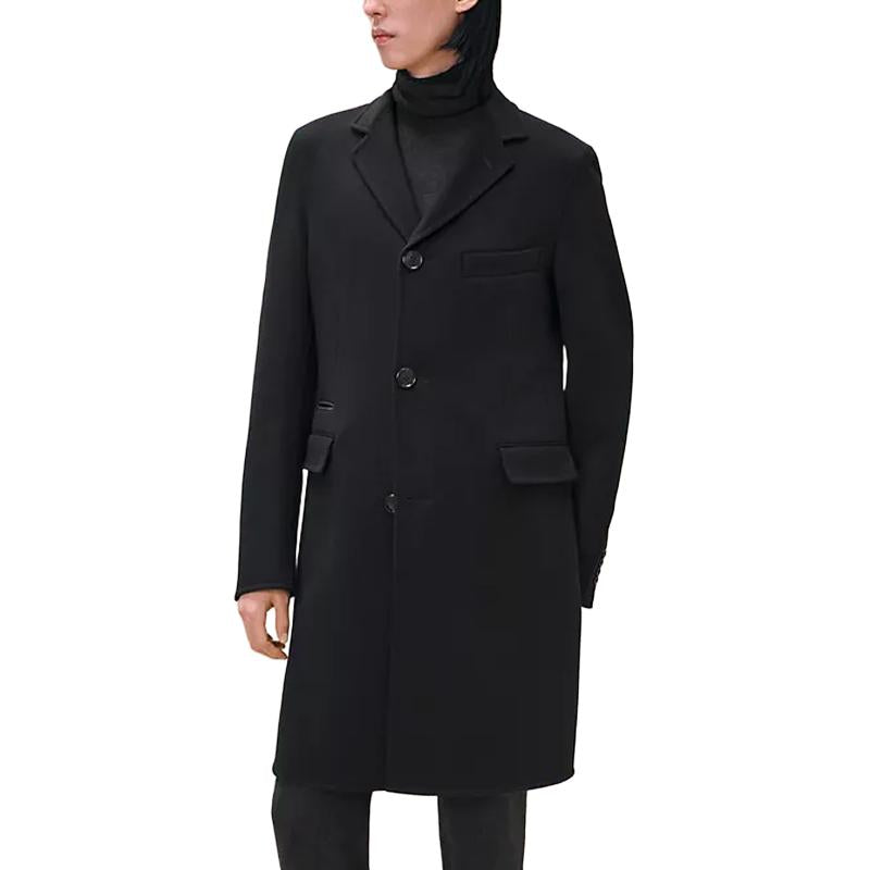 HERMES Coats Men Black