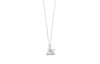 LOUIS VUITTON 18K White Gold Necklaces Women's Silver
