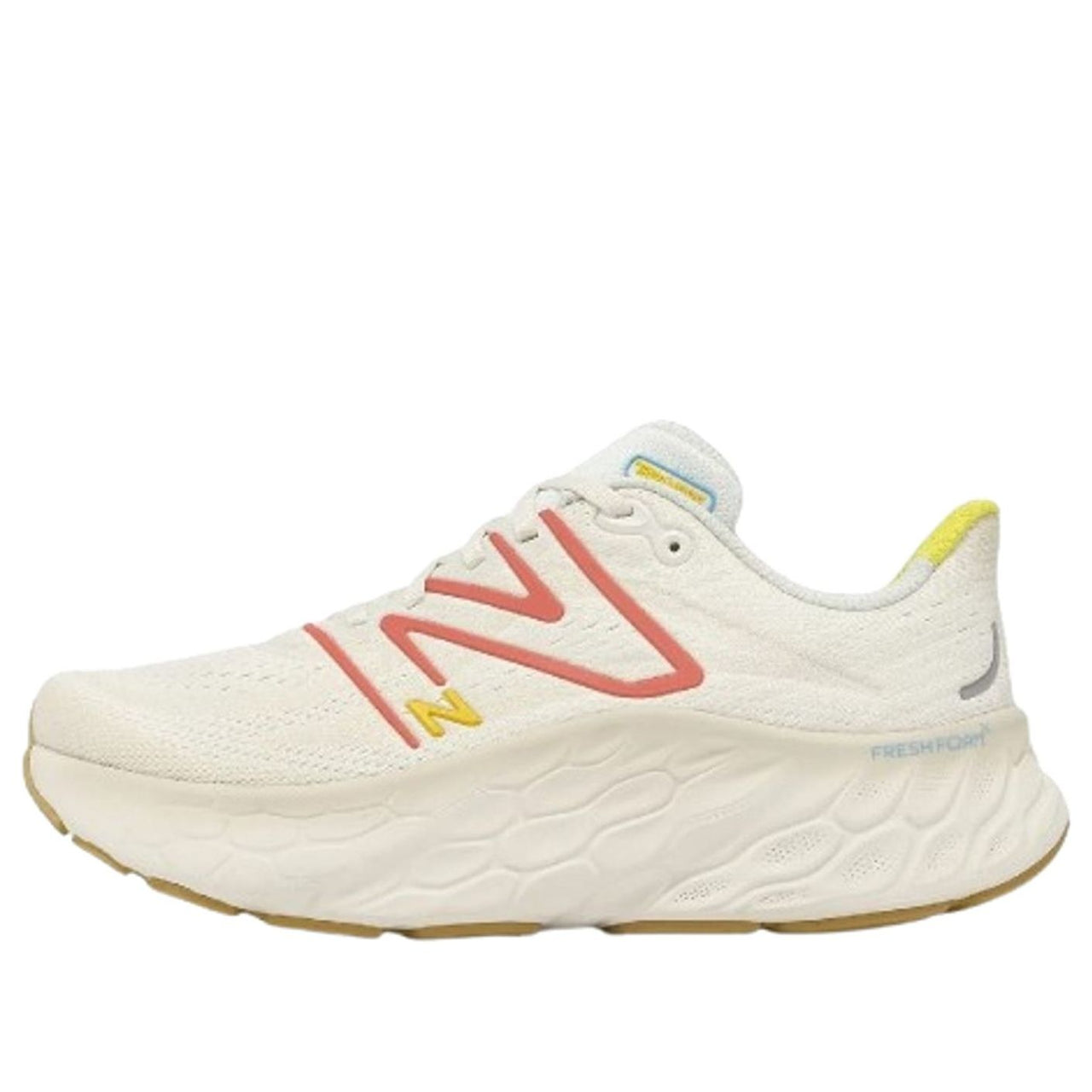 (WMNS) New Balance Fresh Foam X More v4 Wide 'Sea Salt Gulf Red' WMORCF4