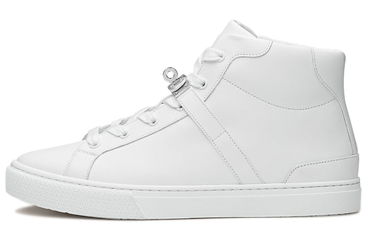 HERMES Daydream Skateboard Shoes Women's White Silver