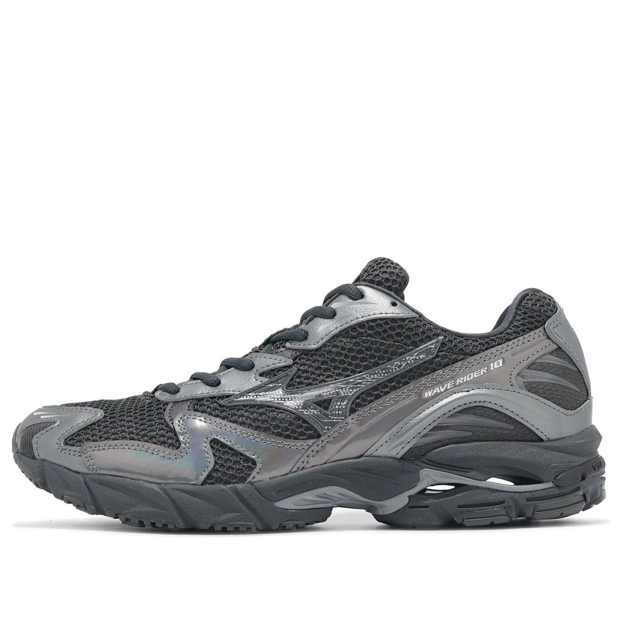 Mizuno Wave Rider 10 'Black Sand Metallic Grey' D1GA243108