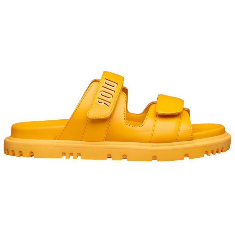 DIOR DiorAct Slide Slippers Women's Yellow