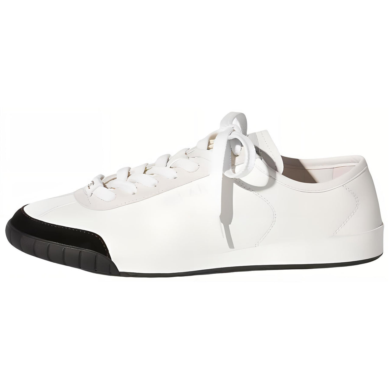CHANEL Low-Top German Army Trainers Casual Shoes Women's White
