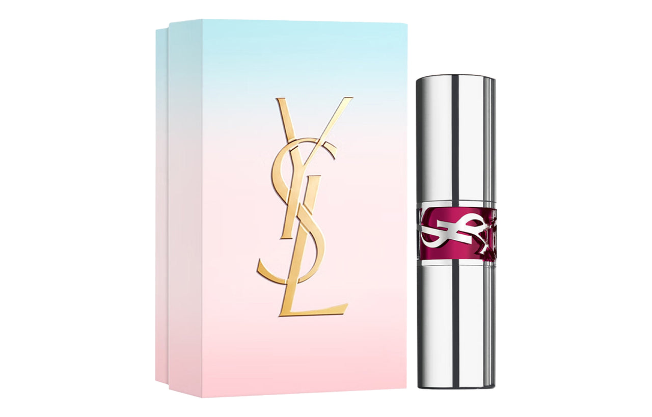 SAINT LAURENT Round Tube Twilight Daybreak Box Limited Edition Lipsticks Mirror Finish Look 3.2g