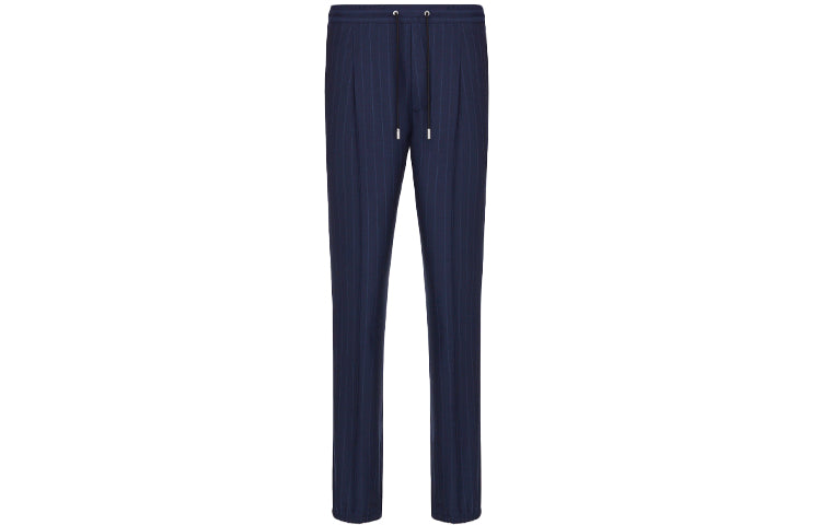 DIOR SS22 Knitted Sports Pants Men's Blue