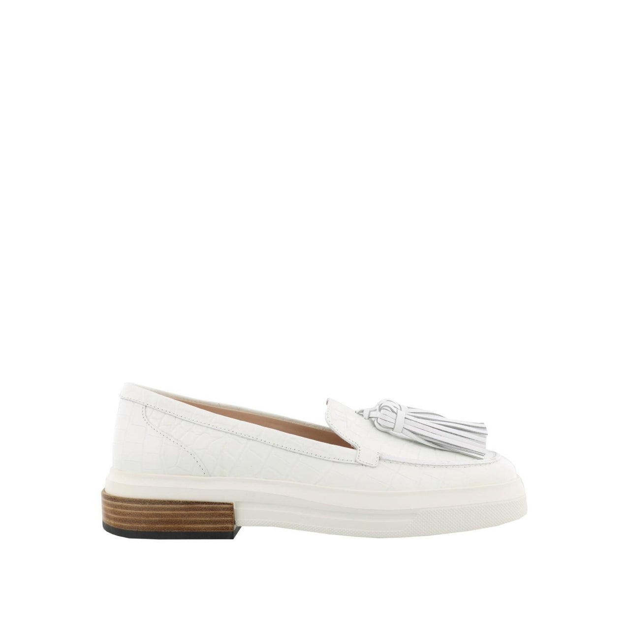 Tod's Maxi Sole Loafers in White