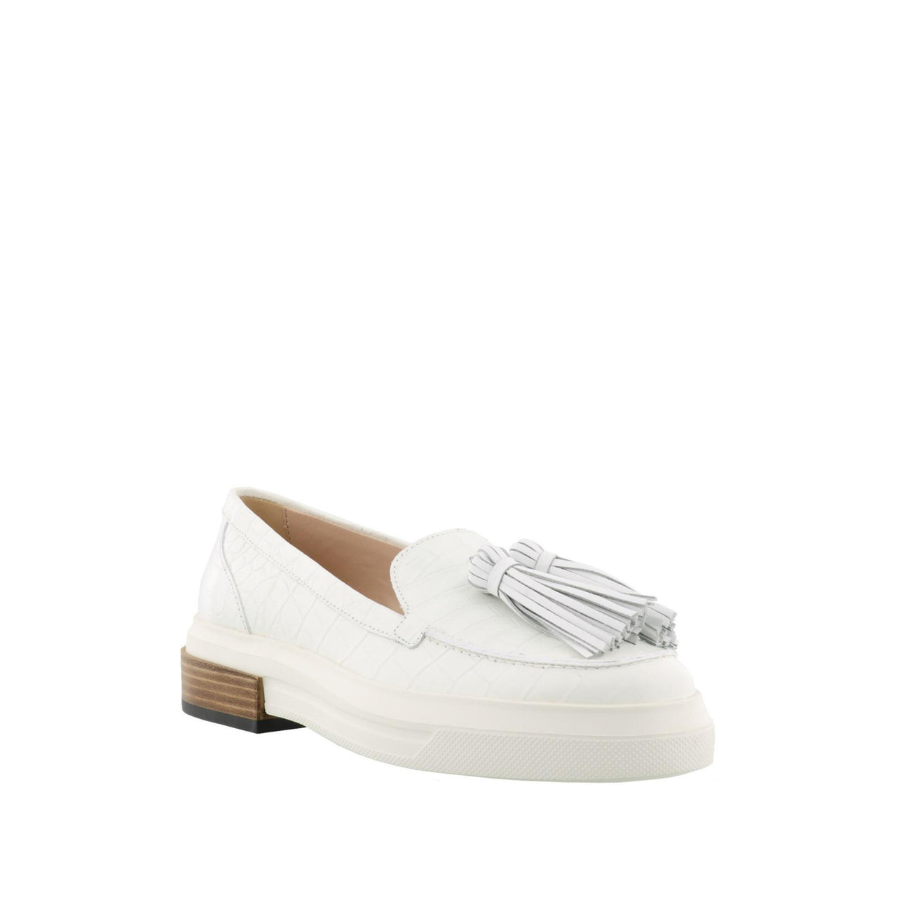 Tod's Maxi Sole Loafers in White