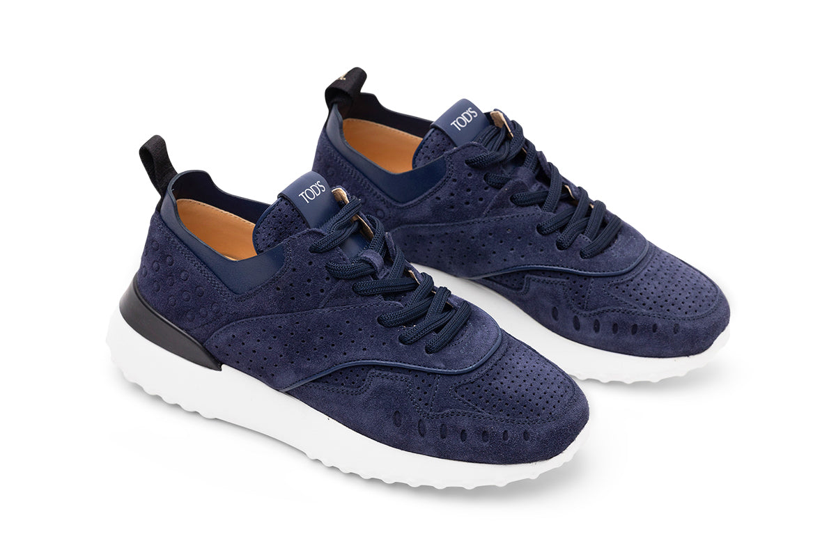 Tod's Fondo Sportivo 80A Allacciata Sneakers in Blue