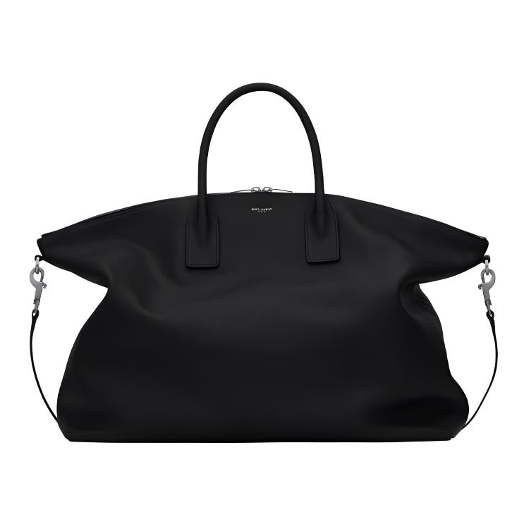 SAINT LAURENT YSL Grain Leather Shoulder Bag, Crossbody Bag, Handbag Men's Black